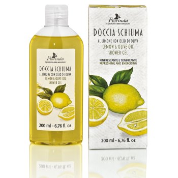 florinda - limone doccia schiuma con olio di oliva rinfrescante e tonificante 200ml